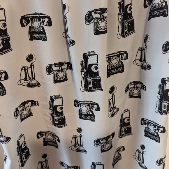 Anthropologie Porridge Black/White Telephone Print Tank - Picture 12 of 14